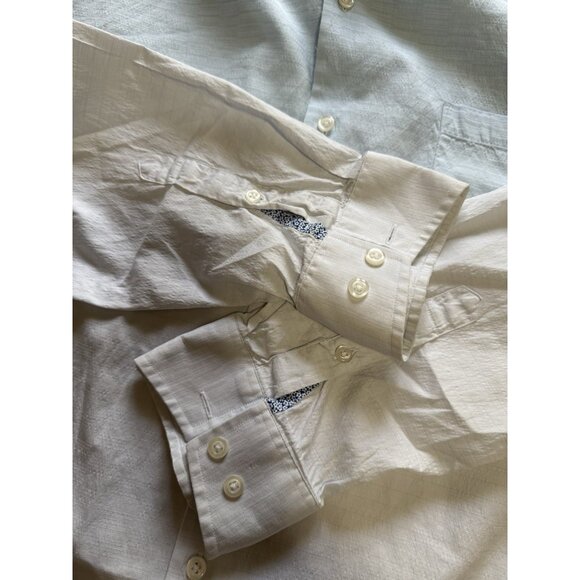 Tommy Bahama Men Button Down Long Sleeve Shirt Silk Cotton Blend Size XXL Preppy - Picture 8 of 15